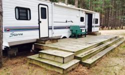 2001 Sierra by Forest River - Privately owned at DellBoo Family Campground, Baraboo, WI-&nbsp;
Sp 140 - www.dellboo.com - ONLY USED AS A SEASONAL PARK UNIT -&nbsp;
New feedback this week! June 30, "Nice trailer...Great price!"
M-38BHDS -- 2 bedroom