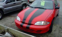 I have a 2002 chevy cavalier 2 door 5 speed standard transmission for sale. Im moving out of state in a few months and need to sell it before i leave. It has around 145,000 miles on it. Runs excellent and its in good shape. No visible rust or rot. Its red