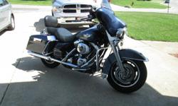 2003 100th Annv. Electra Glide classic / Street glide rims, mirrors and wind shield 35,000 miles gun metal blue good shape runs good shifts good ready to go new back tire and brakes new Alpine speakers few small scratches been touched up looks good on the