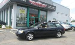 2003 Audi A6 3.0 Avant quattro AWD 4dr Wagon
ALL PRICES ARE "CASH PRICE AS ADVERTISED", WE OFFER FINANCING FOR EVERYONE, BAD CREDIT NO CREDIT, MATRICULA! WE HAVE THE BEST DEALS IN TOWN. FINANCING SUBJECT TO CREDIT AND MAY COST ADDITIONAL FEE BASED ON