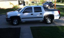 2003 CHEVROLET AVALANCE TRUCK&nbsp;
MILES - &nbsp;122,000 K
THIS TRUCK IS LOADED AND IN EXCELLENT CONDITION&nbsp;
&nbsp;
4 Door &nbsp;/ &nbsp;Leather Seats &nbsp;/ &nbsp;Heated Driver & &nbsp;Passenger Seats &nbsp;/ &nbsp;Compass &nbsp;/ &nbsp;Rear