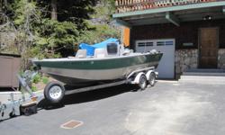2003 20 FT. FISH-FITE RIVERMASTER JET BOAT. 10 DEGREE VEE, 350 PFI CHEVY INBOARD 209 HOURS CENTER CONSOLE, KODIAK 3-STAGE JET PUMP, COVER, TANDEM GAL TRAILER, NEW TIRES, MANY EXTRAS. $18,000 FIRM. BOAT CAN BE SEEN IN REDDING, CALIFORNIA.
478-742-7999