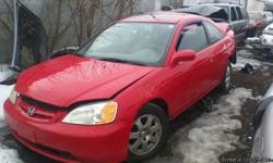 Parting out 2003 Honda Civic Please call Affordable Auto Parts for prices 1-815-722-9072 M-F 9-5 Sat 9-3 Located in Joliet il 328 Patterson Rd. Parts only!!