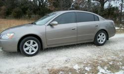 2003 Nissan Altima 2.5 S. This little car is well equipped with sun roof, power windows, power locks, tilt wheel, cruise control, radio controls on the steering wheel, power seats, cd player. It has a 2.5L four cylinder and an automatic transmission and