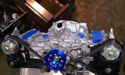 Subaru STI/EJ257 -EJ255
Stock rebuilt Long Block
Comes with:
-New OEM PISTONS
-New OEM RINGS
-New Bearings (King Bearings or ACL -Can upgrade to race bearings add $100 for rods and mains)
-New Water pump
-New Genuine Subaru OEM Head Gaskets :(Tomei, JE