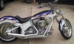 2004 American Ironhorse Outlaw.2,587 miles.
This bike is in great condition, low miles, never laid over. 240mm rear tire. 111ci S & S engine, removable passenger seat included. Always garage kept.
&nbsp;
Email me if you have any questions :