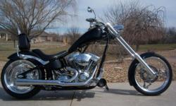 2004 BIG DOG CHOPPER
LOW MILES(3,750)
SHOWROOM NEW CONDITION!
Clear Kansas Title
Black & Chrome
This is the Nicest Big Dog Chopper that you will find ANYWHERE!
Runs PERFECT! Rides PERFECT! Looks PERFECT!
&nbsp;*"S&S" 107ci Engine
*"Baker" 6-Speed