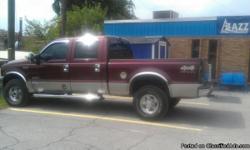 Make: &nbsp;Ford
Model: &nbsp;F350
Year: &nbsp;2004
Exterior Color: Burgundy
Interior Color: Gray
Doors: Four Door
Vehicle Condition: Good&nbsp;
&nbsp;
Price: $16,900
Mileage:99,000 mi
Fuel: Diesel
Engine: 8 Cylinder
Transmission: Automatic
Drivetrain: