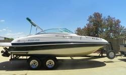 2004 Four winns Funship with a Mercruiser 5.0&nbsp; with only 164 hours. Tandem axle trailer with ladder, bimini top, custom canvas cover, ream swim platform,front padded tanning bed,marine stereo w/cd and aux., front and rear ladders. Tons of storage,