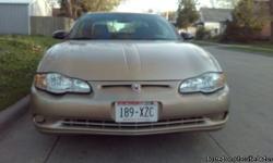 Excellent golden tan 2004 Monte Carlo with grey interior, under 96,000 miles, no accidents, rebuilt engine, drives and runs great, no current liens, CASH ONLY. For More Information Call Mike (920)312-5811.