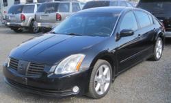 2004 Nissan Maxima
Will be auctioned at The Bellingham Public Auto Auction.
Saturday, August 6, 2016 at 11 AM. Preview starts at 8 AM
Located at the corner of Kentucky & Iron Streets in Bellingham, Washington.
Call 360-647-5370 for more information or