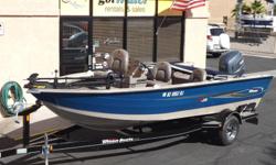 http://www.gotwaterrentals.com/Consignment_2004_Triton_Magnum_Bass_Boat_17.5.html
Gone Fishing... The Triton Magnum is ALL WELDED for strength, durability and performance!&nbsp; This Aluminum Bass Boat is the affordable way to get out on the water with