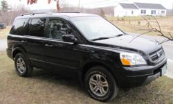 2005 HONDA PILOT EX-L&nbsp;&nbsp;W/3Rd Row Seating!
This 4x4 Must Be Seen!
Low Miles 62,563!
Call Chris 518-275-9836
FULLY SERVICED BY THE BOOK:
Cabin Filter/4 New Tires/Rear VTM Fluid/Trans Service/4 Wheel Alignment!
6 Cyl V-Tech Engine
Black Exterior