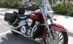 Immaculate Honda 1300 VTX for sale. 14,300&nbsp; miles. Well maintained.&nbsp; I am the original owner and have clear title.&nbsp; This bike is loaded with extras. Pipes, hard saddle bags, chrome, custom wheels, windscreen, engine bars,&nbsp; drivers back