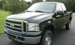 2006 Ford F-250 XLT Extended cab 4x4. This truck comes from the U.S. Dept of Fish and Wild life. It is the XLT package that incluides air conditioning, power windows, power locks, remote entry and keyless entry pad, and am/fm/cd player. It also has a