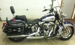 2006 Heritage Softail Classic. Cobalt and Silver.&nbsp;&nbsp;Great condition. 8,600 miles. Beautiful bike -&nbsp;don't have the time to ride anymore.&nbsp; All reasonable offers will be considered.