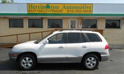 &nbsp;
more details here
more suvs here
Year:
2006
Make:
Hyundai
Model:
Santa Fe
Trim:
Limited 4WD
Engine:
6-Cylinder V6, 3.5L
Trans:
5 Speed Automatic
Fuel:
Gasoline
Color:
WHTIE
Interior:
Gray
Miles:
136041
&nbsp;