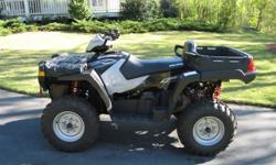 I am selling my 2006 Polaris Sportsman X2 500 four-wheeler. I bought it brand new in 2006 and had big plans for it, but had to put it in storage and never got a chance to really use it before moving to a new location. Currently, the four-wheeler has only