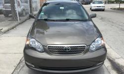 05 TOYOTA COROLLA S!!!!!&nbsp;4 CYLINDERS, AUTOMATIC TRANSMISSION, COLD A/C, GOOD CONDITIONS, C/D&nbsp; , PLAYER , 107,000 MILEAGE, &nbsp;4 DOORS.
&nbsp;