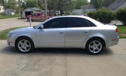 Very clean 2007 Audi A4 Quattro S-line. AWD. 142,000 Highway miles Car is spotless inside and out. Black leather heated and power seats. no tears spotless. All power, Sunroof with 6 power settings.Mechanically Sound. Car was a dealership program