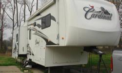 2007 Cardinal by Forest River 5th Wheel 30ft with 3 slide outs. Not a FEMA trailer, bought in California and has only been in the area a short time. Great condition, Original owner, never smoked in and no pets. All owners manuals and maintenance records