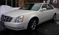 White Diamond DTS with heated/cooled memory front seats, heated rear seats, full warranty, 22-26 mpg, 90K. Beautiful Cadillac in excellent condition. Selling below book price.