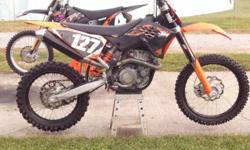 2007 KTM 450SX This bike is in good condition with full Factoryconnection suspension internals an valving.setup for 190-200 lb ammature/expert vet.needs new grips an thats it.electic start no kicking.asking 3000.00 obo over 2000.00 in just suspension