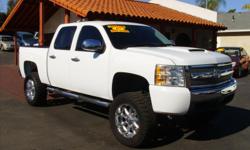2007 White Chevy Silverado 1500 LS Crew Cab 2WD Lifted, 4Dr Auto,
Fully loaded, Navigation System, New Oversized Off Road Mickey
Thomson Tires, Premium 20" Chrome Wheels, Upgraded Sound System,
Well maintained, Must see. Clean Carfax Report Available for