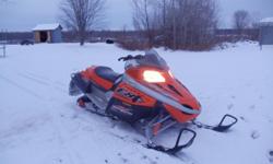 Up for sale is a 2008 Artic Cat SnowPro Snowmobile with 4,000 miles on it. I've owed it about 3 years and have put less than 100 miles on it. Just reduced it to 4,200 from 4,800.&nbsp;Damn this sled is fast!!&nbsp;I hate to part with it but I haven't