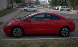 Red, 2 door, 27K miles (mostly highway), 5 speed manual, clean, non-smoker, 2nd owner, no accidents, no scratches or dents car-fax report available, iPod and MP3 hook up, black interior, still under warranty with GoHonda on 104th and Federal. Really good