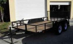 2010 6'4"X12 dual axle trailer; used only four months. 1,095 Call Jim 727-599-7328