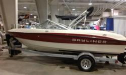 Contact the owner Tom @ -- or tom(dot)mckay@gmail(dot)com.
2011 Bayliner 185BR with Mercruiser 3.0 135 Hp I/O engine, black bimini top, digital depth finder, bow/cockpit cover, marine stereo with ipod input, rear swim ladder. LIKE NEW! - <45 hrs