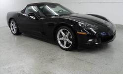 This is a LOW mileage 2011 Chevrolet Corvette Convertible LT1. This triple black Corvette is equipped with a power top, chrome wheels, CD player, power seat, and much more. Please give us a call at -- for more information. We can schedule a time for you