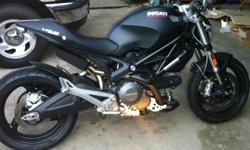 Up for sale is my 2011 Ducati Monster 696 dark. I have a clear title in hand. I am the only owner for this bike and I hate to see it go but I am a student and need the money to get through my last year in college. the bike has always been pampered and
