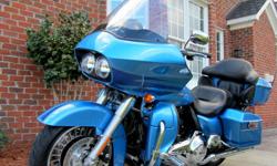 2011 Harley Davidson Road Glide Ultra
In Showroom Condition, Not a Nicer one Anywhere!!
Only 4,225&nbsp; Miles
Rinehart Exhaust, with Stage 1 Kit
&nbsp;Factory&nbsp; Harley Davidson Cool Blue Pearl
Rare and Hard to Find
Alot of Metallic in Paint,