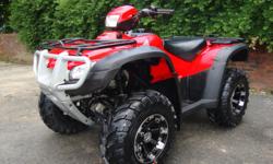 This ATV is a 2011 Honda Foreman 500 ES/EPS 4x4 Power Steering ATV. The Foreman line is Honda's "Work Horse" line of ATV's. It is one of the most dependable ATV's ever made and they literally last a lifetime.&nbsp; It starts with the 500cc&nbsp; four