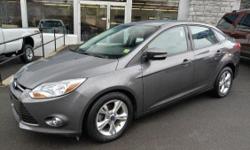 LOW MILES!! LIKE-NEW!! 2012 Ford Focus 'SE' Sedan!! Winter Package; Heated Seats; Power Windows; Locks; and Mirrors; Heated Side Mirrors; AM/FM/CD; Sirius; Sync; Air Conditioning, Steering Wheel Controls, Alloy Wheels, Rear Spoiler, All-Weather Floor