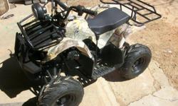 almost new kids 125cc atv for sale with reverse and remote start. $850 obo