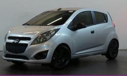 2014 Chevrolet Spark LS Hatchback FWD
PRICE:$6,999
THIS VEHICLE IS PRICED $2,999 BELOW THE MARKET AVERAGE.
Silver with Grey Cloth, Hatchback, 5-Speed Manual, Rear Spoiler,
Remote Trunk Release,
15"Alloy Wheels, Power Windows and Locks, Tilt Steering and