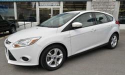 2014 FORD FOCUS 'SE' HATCHBACK!! Power Windows, Locks, and Mirrors; AM/FM/CD; Sync; Air Conditioning; 16 Alloy Wheels; Steering Wheel Controls; and Keyless Entry!! All of our inventory is detailed/serviced/inspected and ready to go! Call John or Rob at