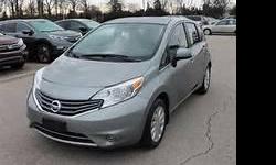 Beautiful, silver Nissan Versa Note. Clean and spacious. With only 39472 miles, this vehicle qualifies for our 20 year / 200,000 mile powertrain warranty!! This vehicle has a clean carfax, showing absolutely no accidents, and shows that all regularly