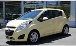 2014 CHEVROLET SPARK 1LT Fun Little Car! "LEMONADE" Exterior! Gray/Yellow Interior! Automatic Transmission Alloy Wheels Chevrolet MYLINKS SATT radio 4 Cup Holders Rear spoiler Factory Books/Mats/Window Sticker and More! All of our inventory is