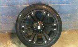 4 KO Monster 22" wheels made by KNC, and 4 TOYO 22" tire solid black
6 lug. 2 tires brand new. 2 tires used. wheels in great shape
$1695
CASH ONLY.&nbsp; Price negotiable
Call -&nbsp;