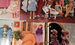Up for sale are 2 Ring Binders of Annie's Attic Plastic Canvas Patterns with 6 Barbie Doll Clothing patterns included and a few Leisure Arts All Star Patterns also included. The patterns are in very good condition. There are a few duplicate patterns.