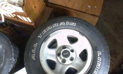 5 TIRES WITH RIMS: &nbsp;Liberator, all terrain P22.5/75R151025M+S. Tires used, but still useable; Rims in very good condition. &nbsp;
&nbsp;Contact 217/544-7023. &nbsp;