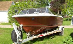 BOAT,TRAILER,TOWABLE TUBE,LIFE JACKETS,NEW SEATS LAST YEAR,HAS A COVER THAT IS USEABLE BUT IN ROUGH SHAPE