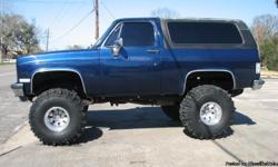 1985 chevy blazer 40inch super swamper tires, rebuilt 350 engine 4 bolt main. It has A/C and the interior is in good condition. For more info. pleasew call Timmy at (225) 717-3072
