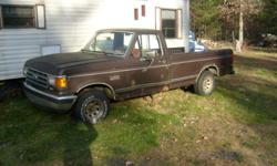 two wheel drive in line six, four speed, 175,000 miles body rough, runs good. Will trade for set of 15 by 8, 5 bolt rims. Please email me if interested. The truck is located in allegan. hermejones@yahoo.com