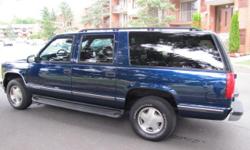 I Have A 97 Chevy Suburban K1500, 4X4, 350 F.I. V-8 Engine, Just Turned 151K Miles - Was Used & Driven Daily, Gray Leather With 3rd Seat (Not Installed), Fully Optioned, Blue Exterior , Runs Good/ Looks Good, Great Pick Up, Transmission Good & Shifts