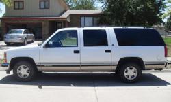 white&nbsp; 8 passenger
no rust
new tires,brakes,rotors and fuel pump
160000&nbsp;&nbsp;&nbsp; 2wd
cash,trade or both
call or text